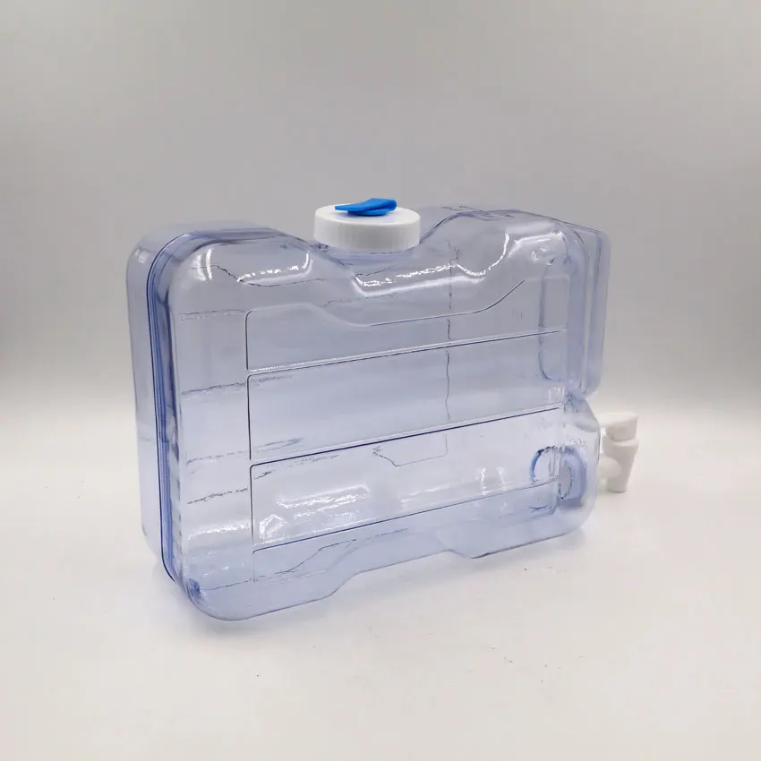 
Real food grade outdoor portable 2 gallon plastic freezer spigot water jug 7.8L plastic storage water container with tap 