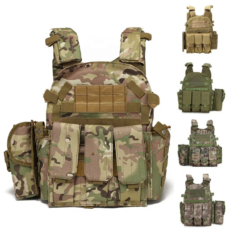 Adjustable Outdoor Security Body Sturdyarmor Camouflage Security Training Plate Carrier Mens Combat Vest Tactical