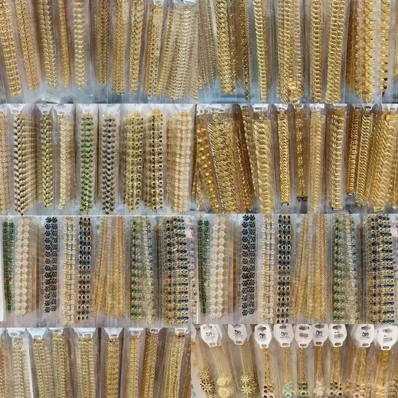 JXX cheap price brass fashion wholesale zirconia gold plated bracelet jewelry for women new model