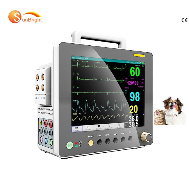 Top 1 portable handheld veterinary use vital Signs multiparameter monitor pets veterinary monitor