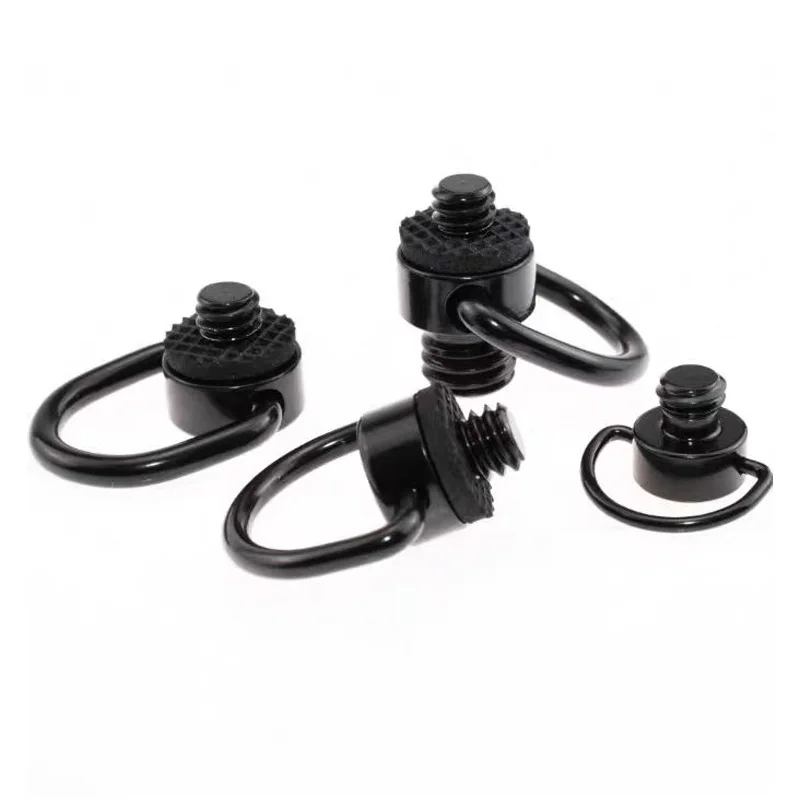 Stainless Steel Gimbal Base D Shaft D-Ring 1/4 Quick Release QR Plate Tripod SLR Camera Screw