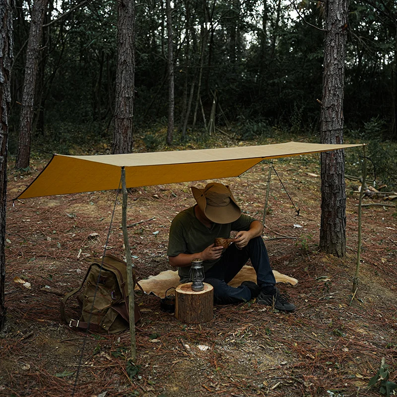 Canopy waterproof and sunscreen tent fabric camping supplies windproof jungle canopy fabric bushcraaft camping tarp