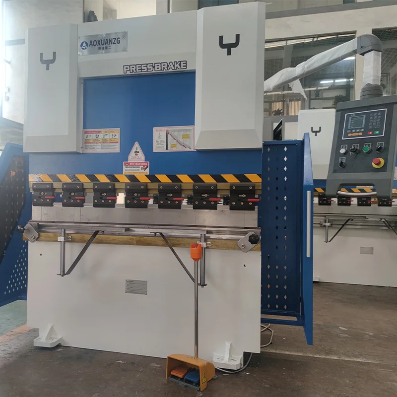 Hydraulic Press Brake, Folding Bender with E21 Controller, NC Sheet Metal Bending Machine for Multi Angle Forming