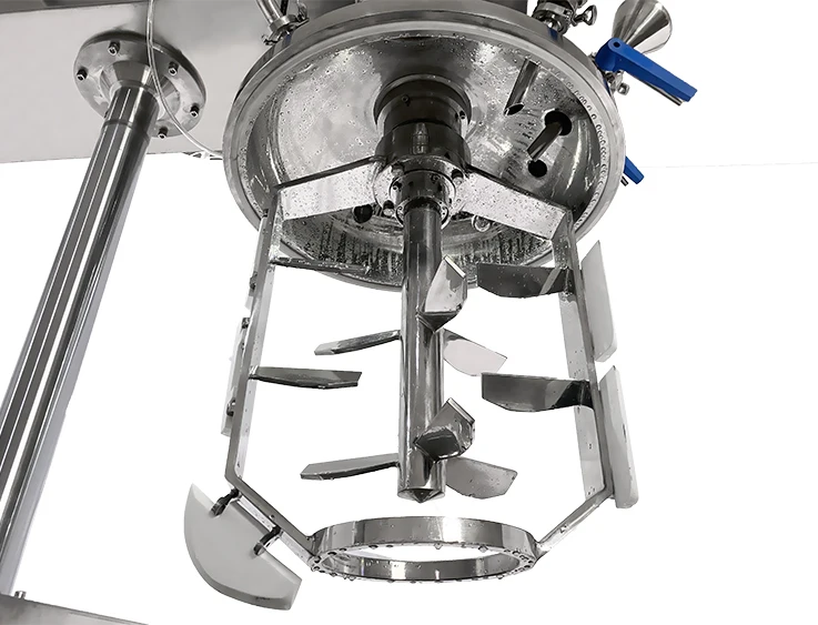 High Shear Vacuum Mixer Vacuum Homogenizer Laboratory Emulsifier Mixer Toothpaste Cosmetic Cream Making Machine Mayonnaise