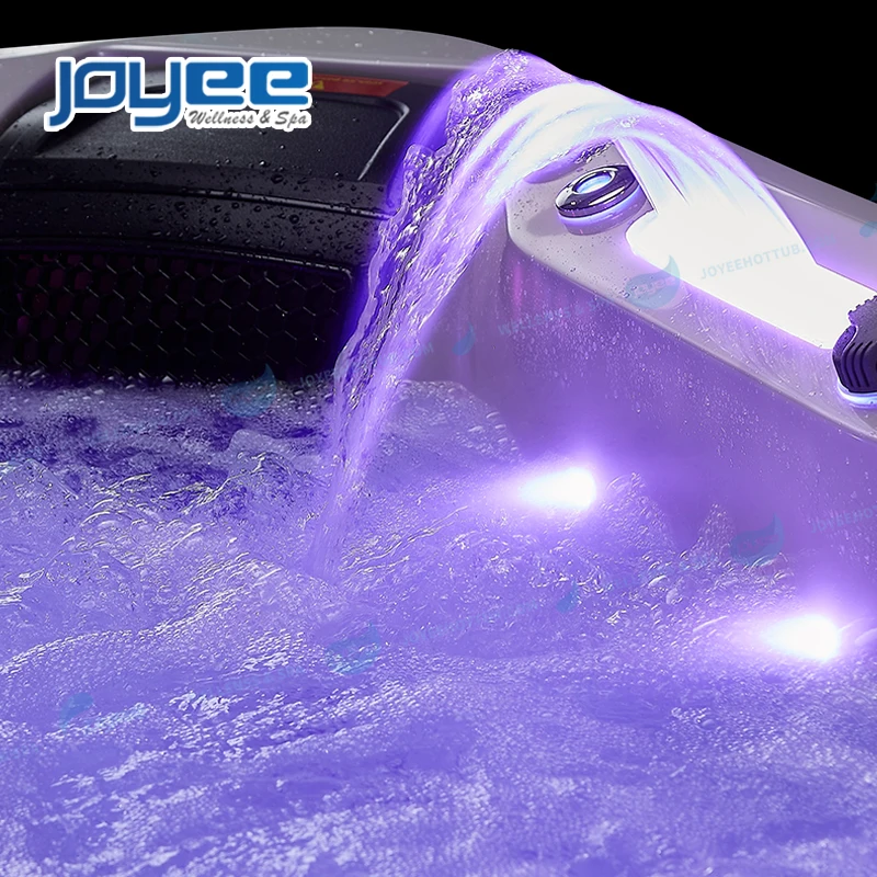  Фабрика JOYEE Foshan Одобрено CE хорошее качество акриловая Бальбоа открытый сад спа гидро струи гидромассажная Ванна jakuzi с