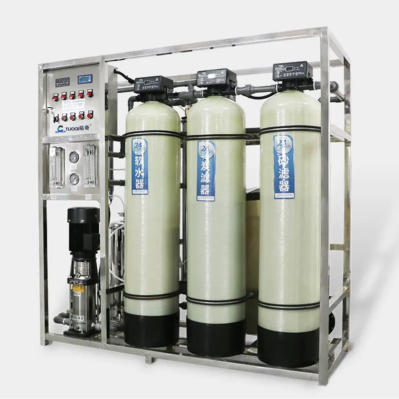 500LPH industrial ro water treatment system reverse osmosis system water treatment plant