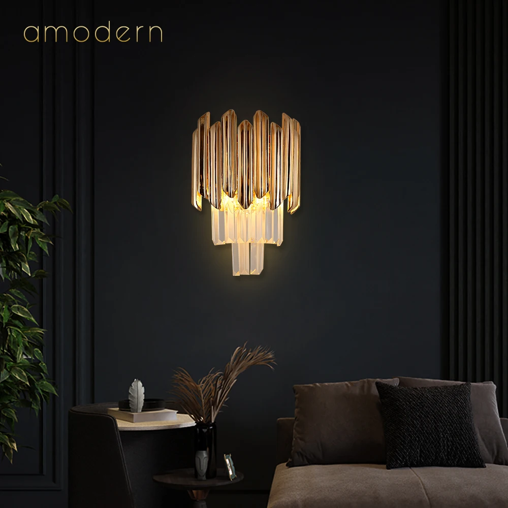 
new style special creative antique design led bed rooms crystal wall lights selling 