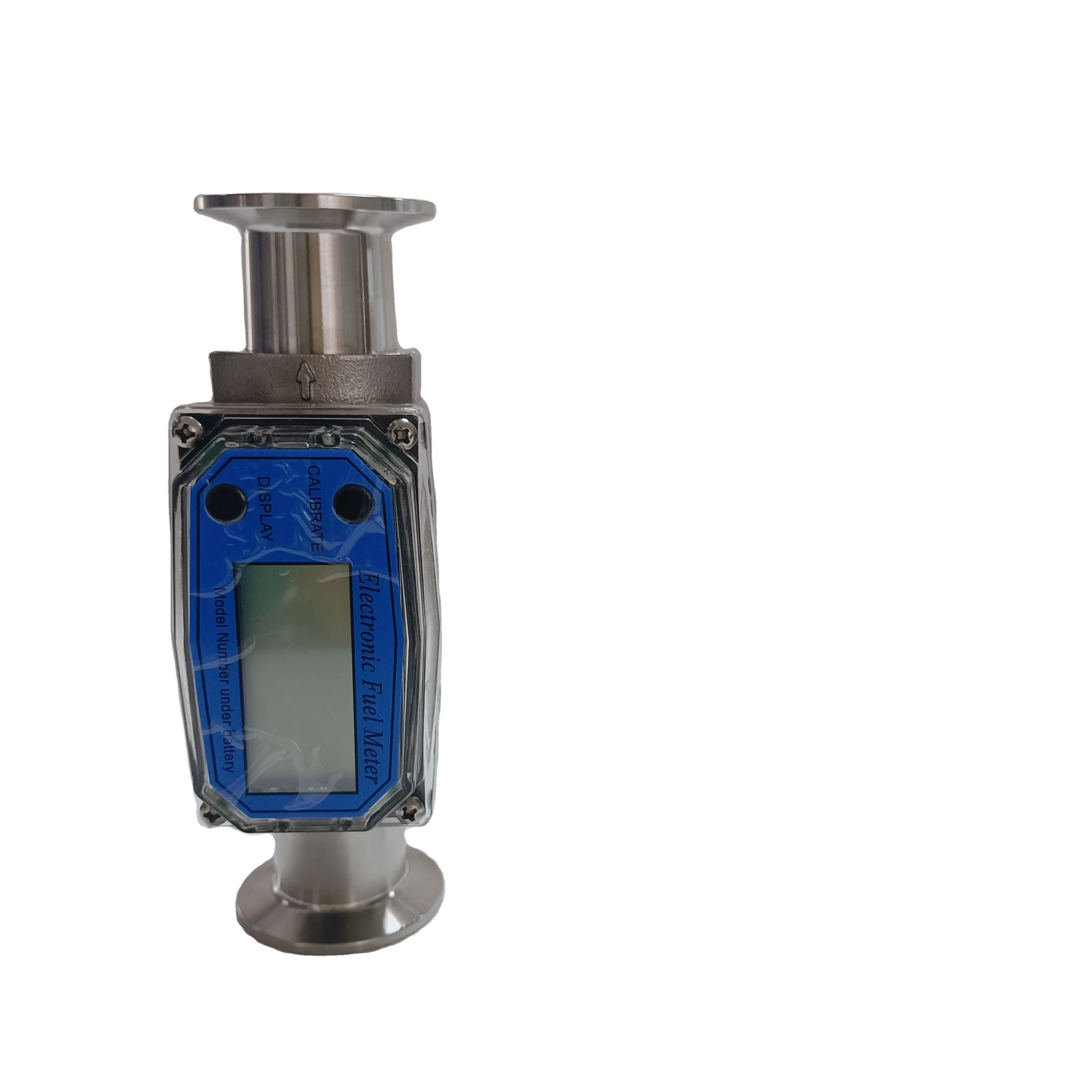 1.5 inch Stainless Steel 304/316L Turbine Flow Meter Tri-clamp Flow meter Digital Length 135mm Flow meter Counter