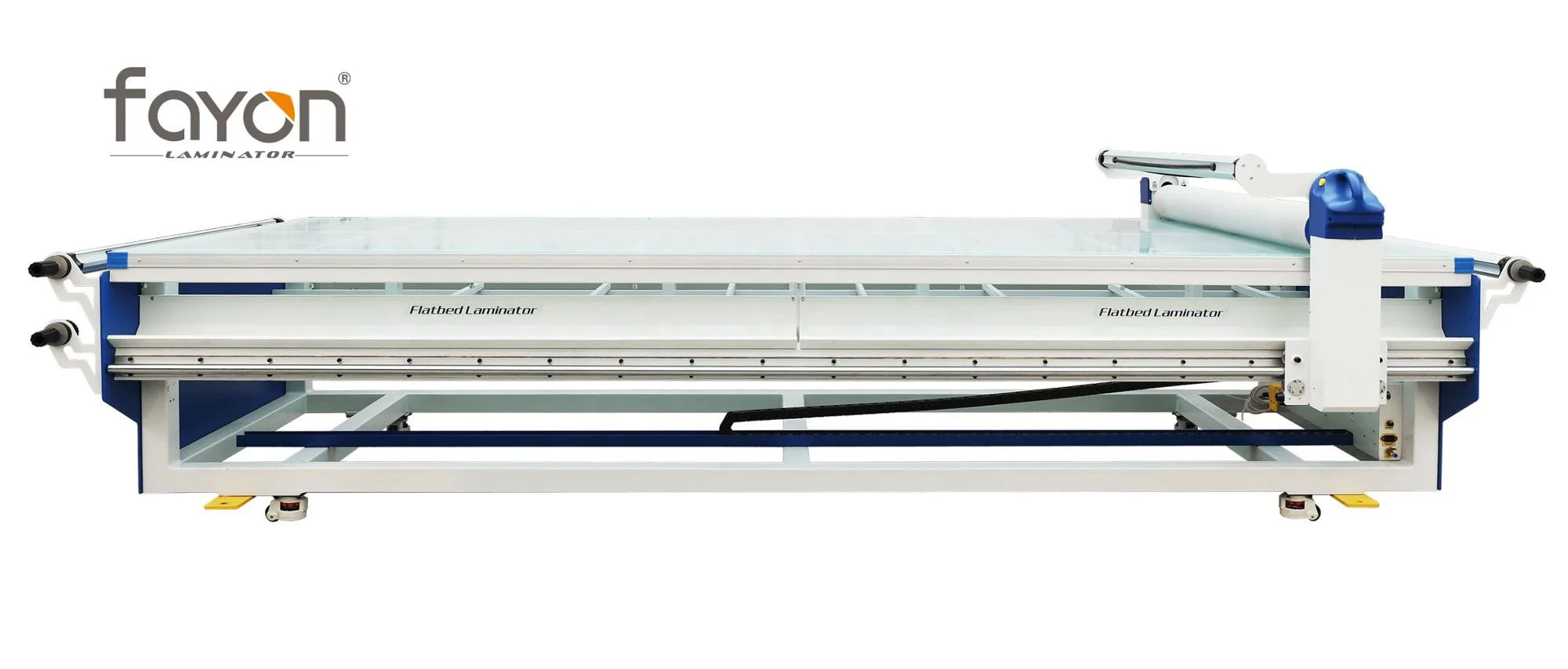 Heat assisted flat bed sheet applicator with LED  rolling laminator FY1325/FY1530/FY1737