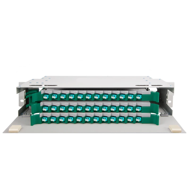 144 CORES OPTICAL DISTRIBUTION FRAMES WITH SC/APC UNIT ODF JUNCTION TRAY FULL LOADED