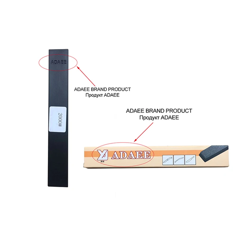 80# 600# 1000# 2000# 3000# Titanium coated Adaee polycrystalline diamond Sharpening Stone for 150*20*5 mm DMD Knife Sharpe