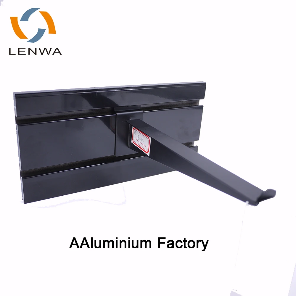 LENWA Extrusion Factory Aluminum Metal Slat Wall Board for Retail or Garage Use