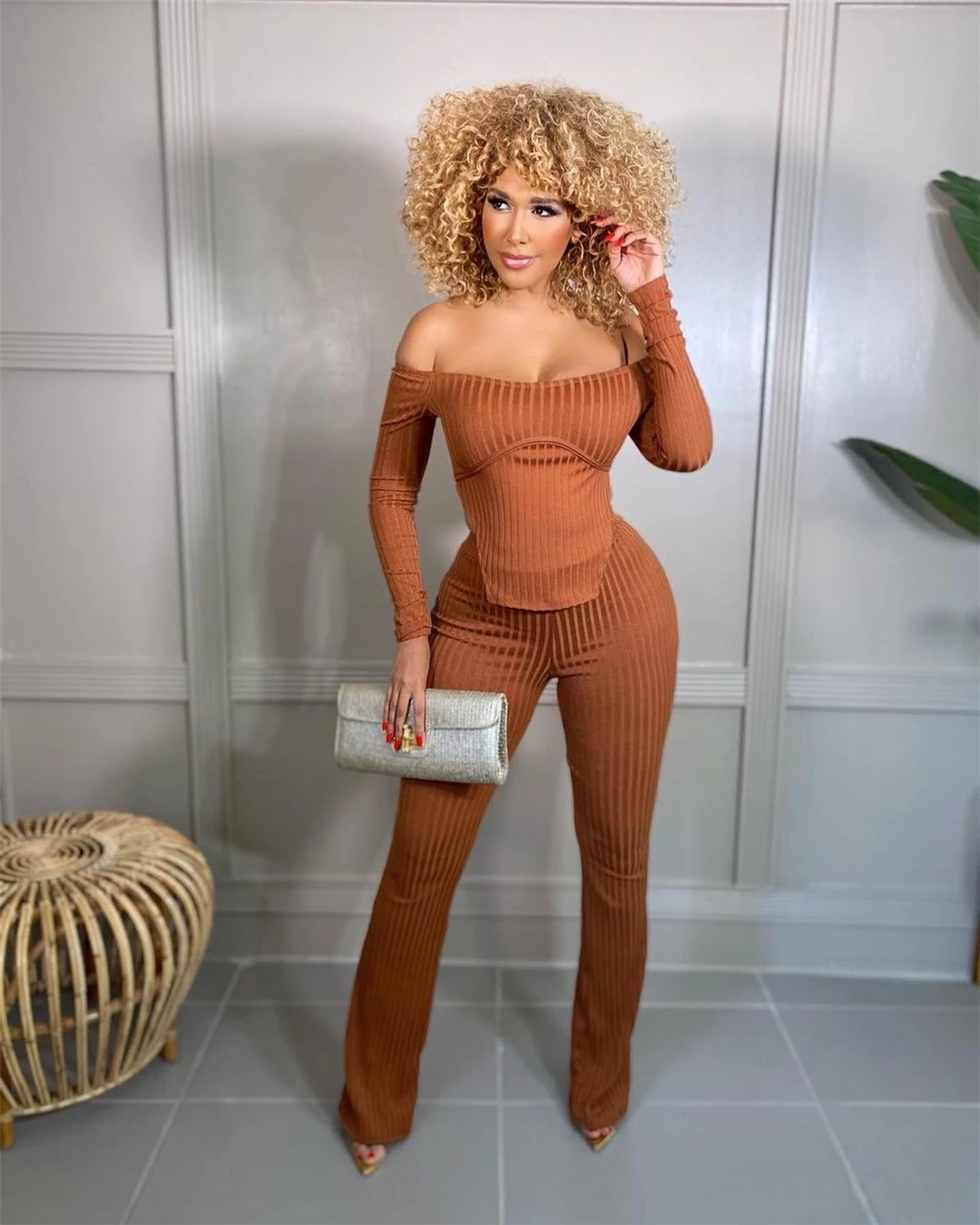 KC Women Sexy 2 Piece Pant Set Clothing Biker Shorts Outfits Wholesale Custom Sweat Suit Jogging 2 Piece Pant Set Outfits