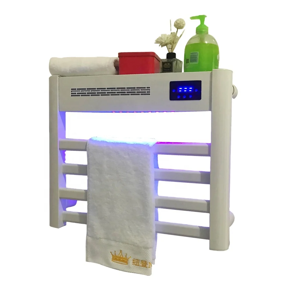Bathroom Electric Heated Towel Rail Clothes Dryer Disinfection Towel Rack Sterilizing Smart Hot Towel Warmer