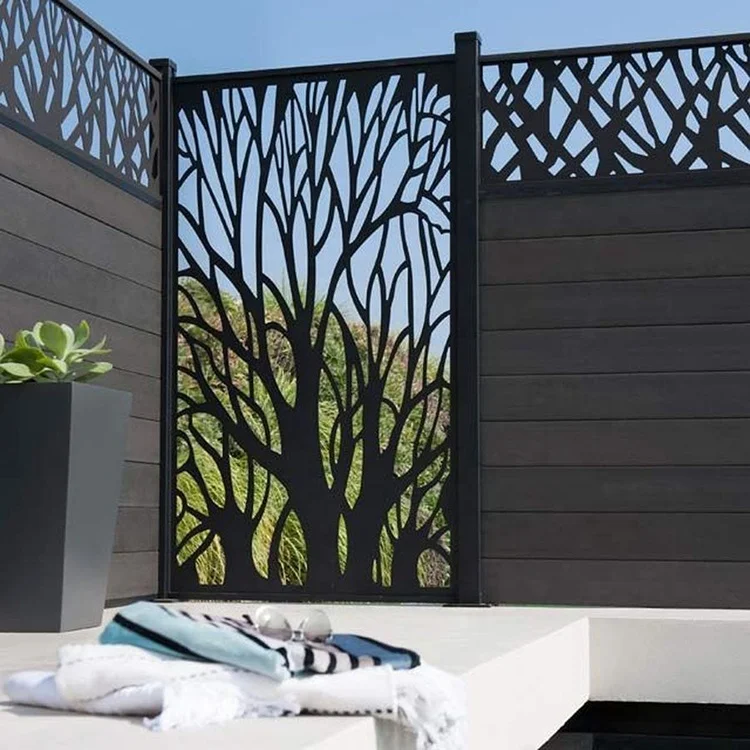 Custom Garden Decorative Laser Cut Metal Decoration Corten Steel