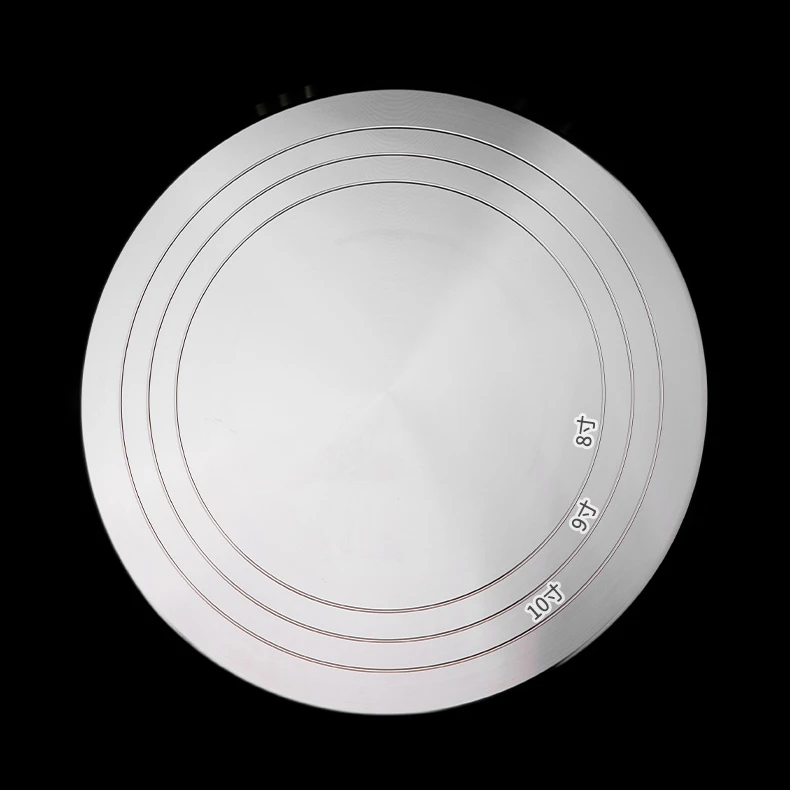 Cake Moulds Table Event Furniture Stainless Steel Round Shape Cake Decorating Table Decorating Table Bakers Aluminum Alloy