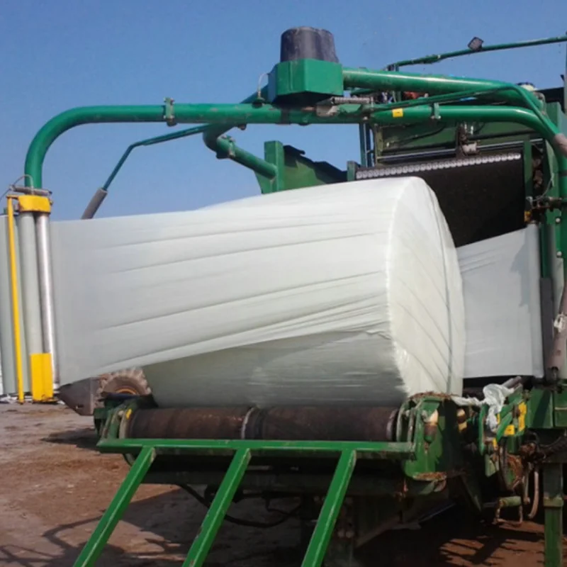 Silage Wrap Film LDPE Stretch Wrap Film Roll  for Silage Grass Bale Wrap Film