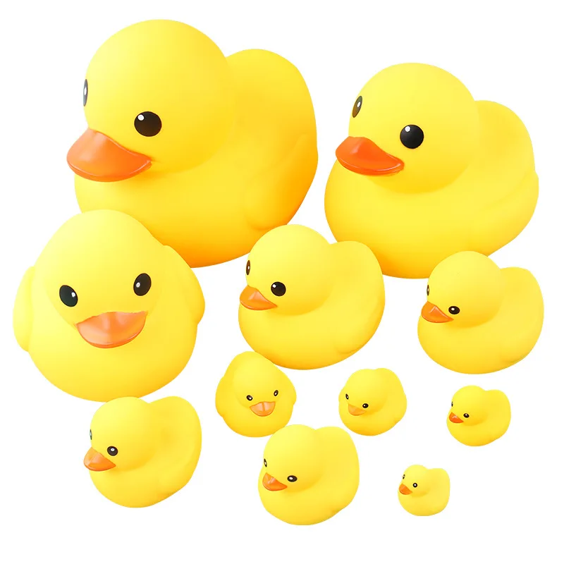 Duckling bath toy  Baby Darling pinches called the gelatinous animal Ducklings