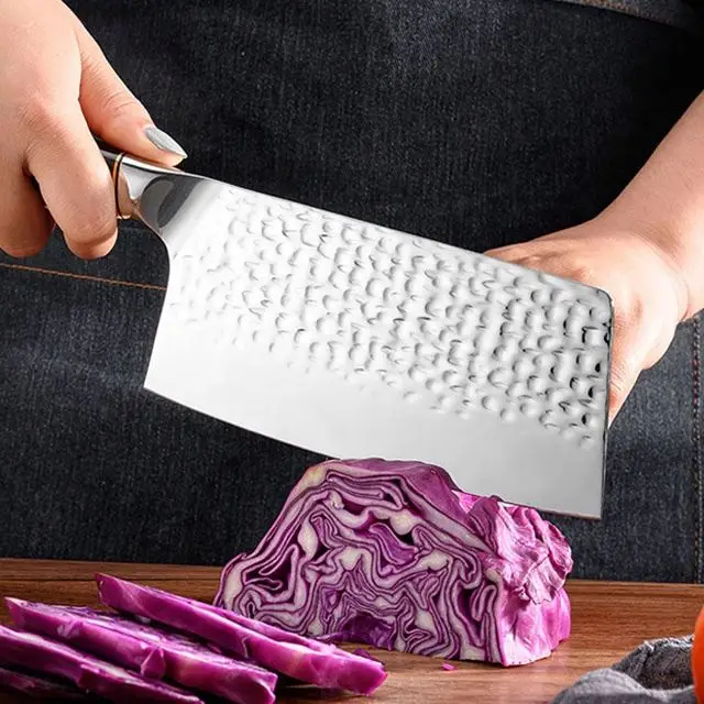 6.5inch chinese cleaver Knife with Pakka Wood Handle