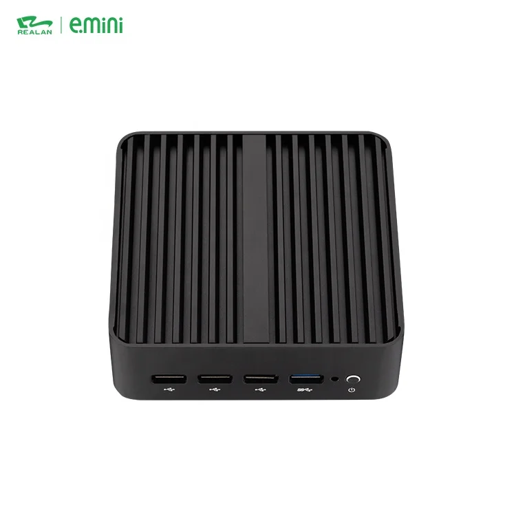 Новая производительность промышленный теплоотвод Linux Безвентиляторный процессор Celeron J1900 четырехъядерный Intel Nuc Мини ПК Barebone