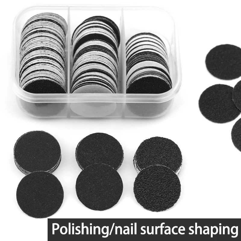 100pcs Replacement Pedicure Sanding Disc Bit Callus Remover Tool Round Sanding Paper Pad Sandpaper Discs For Salon