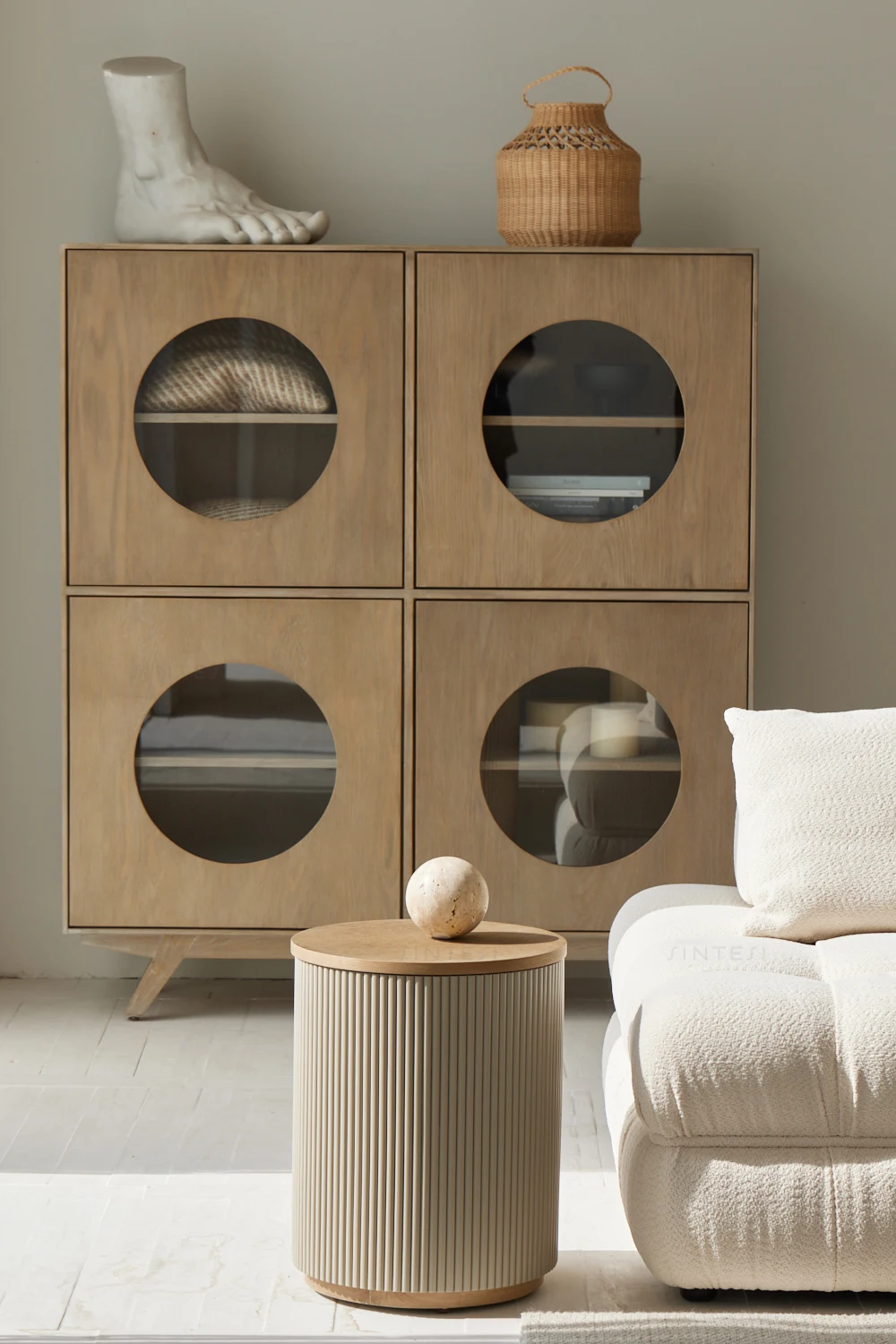 Minimal Modernism Other Furniture oak small wooden coffee tables modern style side table with storage