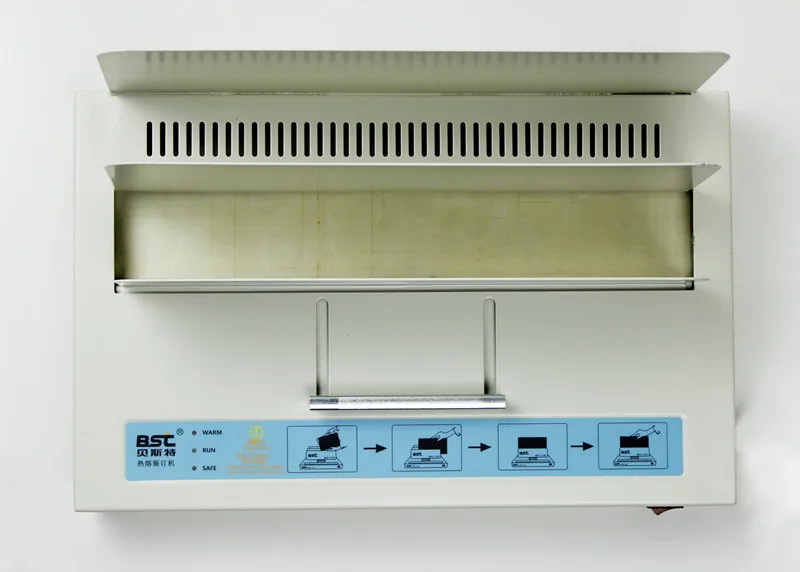 
Small desktop high quality enough inventory thermal binding machine 