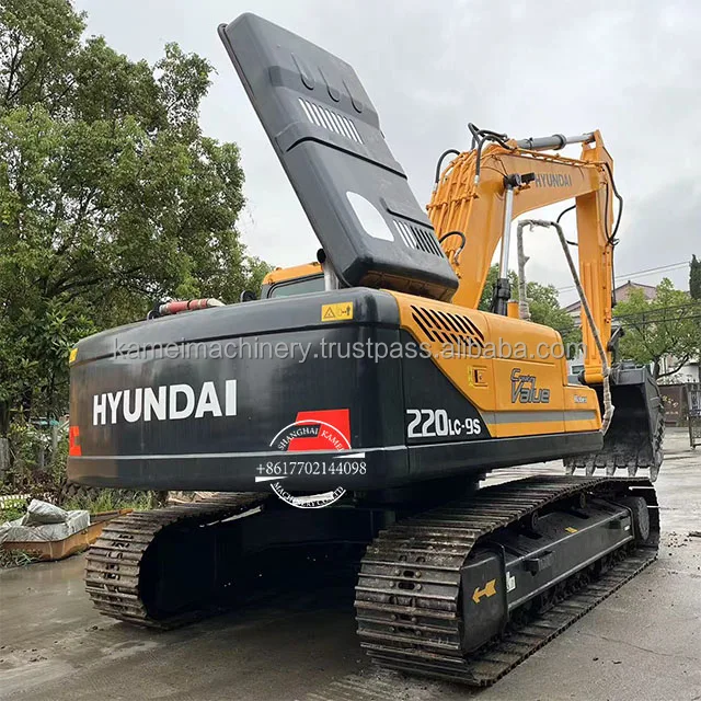 Новое поступление Hyundai 220LC-9S заводской гусеничный оригинальный Южный Корея Подержанный 220 R220 R225 с основными компонентами двигателя Насос