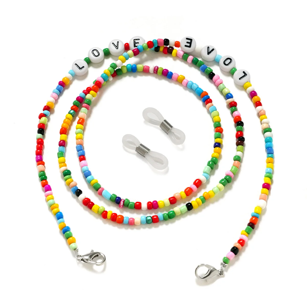 Colorful Beads Glasses Chain Anti-slip Reading Chain Sunglasses Chain