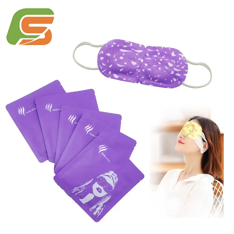 disposable oem self heating steam thermal chamomile eye mask eye patch for sleep