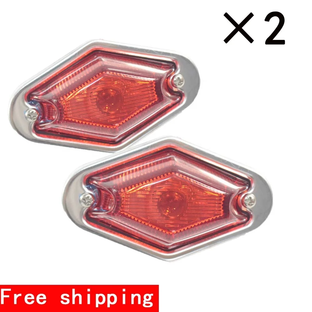 Universal Side Marker Glass Light for Pick up Truck Trailer Replacement for JET