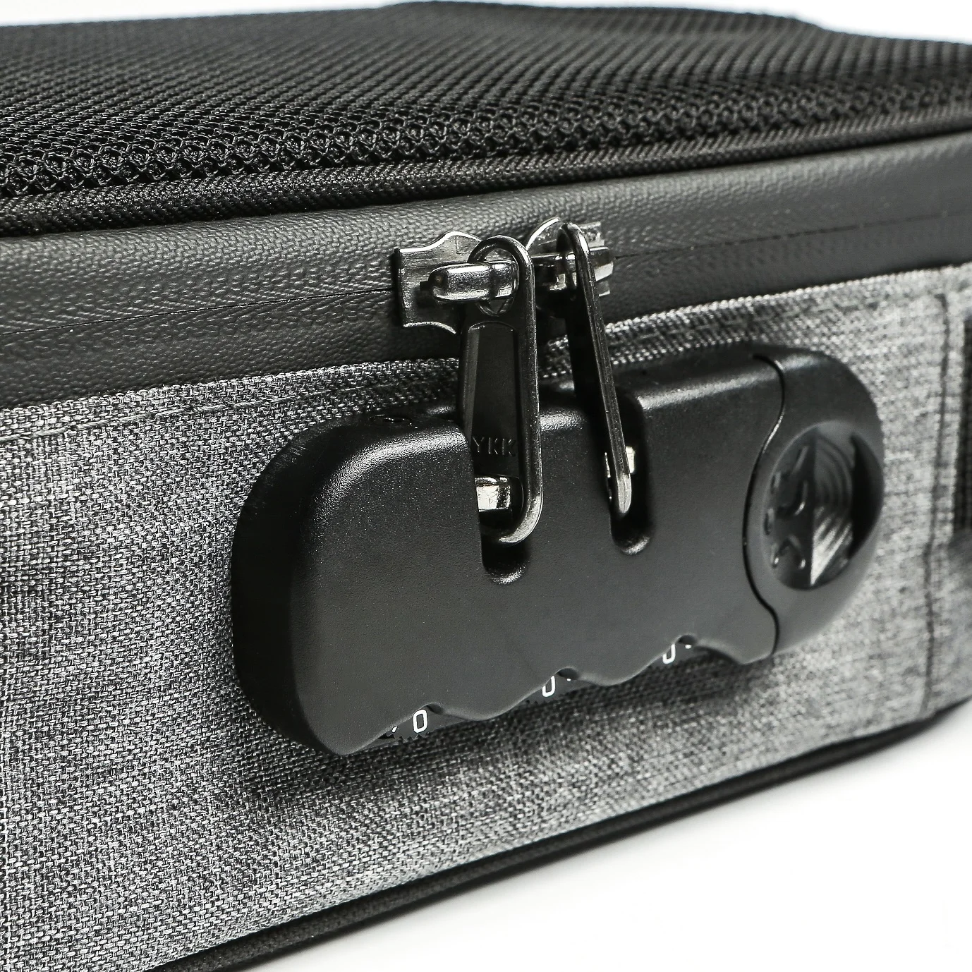 Smell proof bag With Glass Jar Grinder Tray Combination Lock