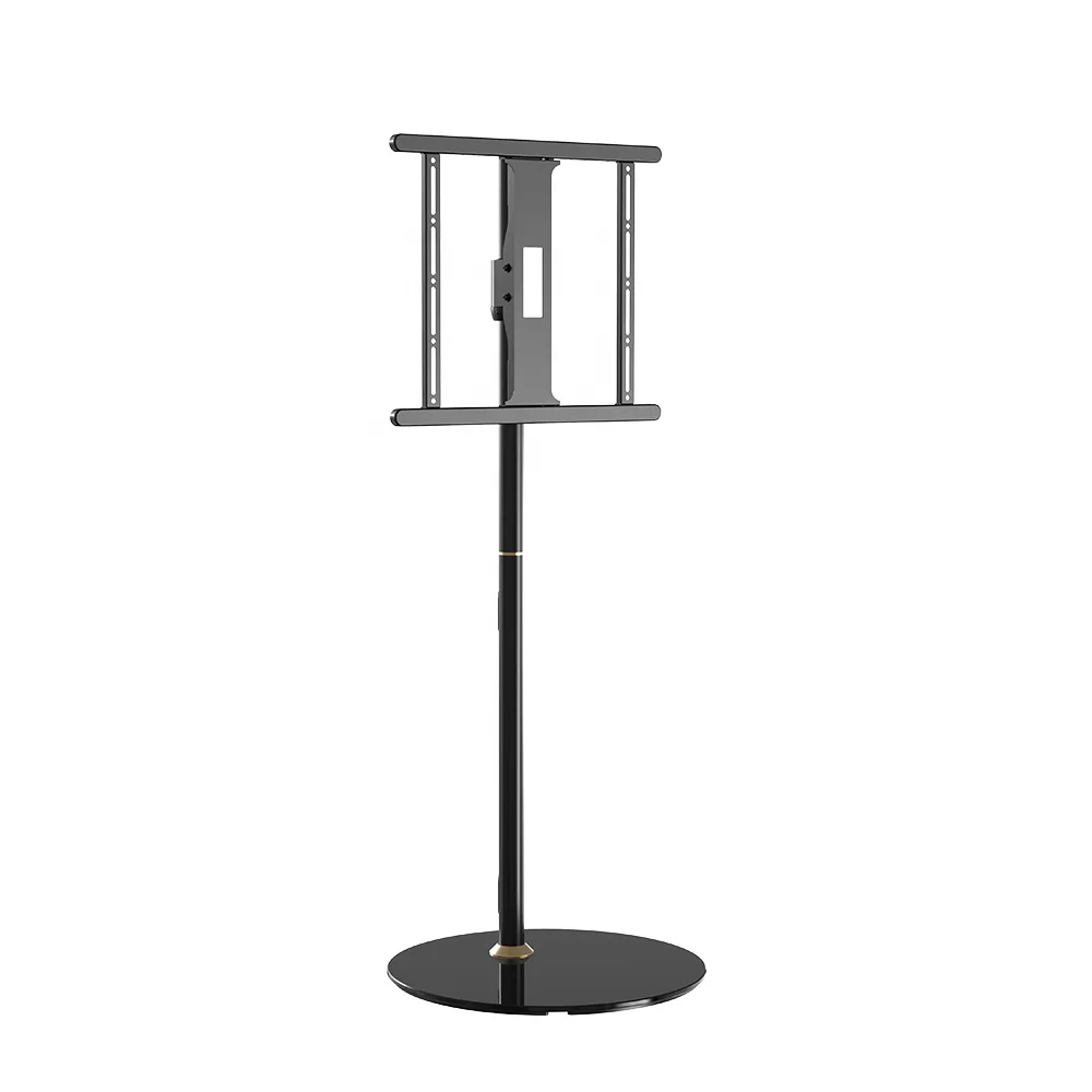 Latest Design Tv Cart Living Room  Standing Bracket Floor Stand With Swivel Tv Floor Stand With Mount For 32 65 Inch