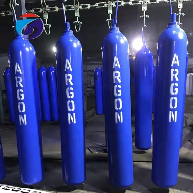 WMA219-40-15 баллон с аргоном 40 л 150 бар ISO9809-3 стандарт сталь 37 млн объем 6 м³
