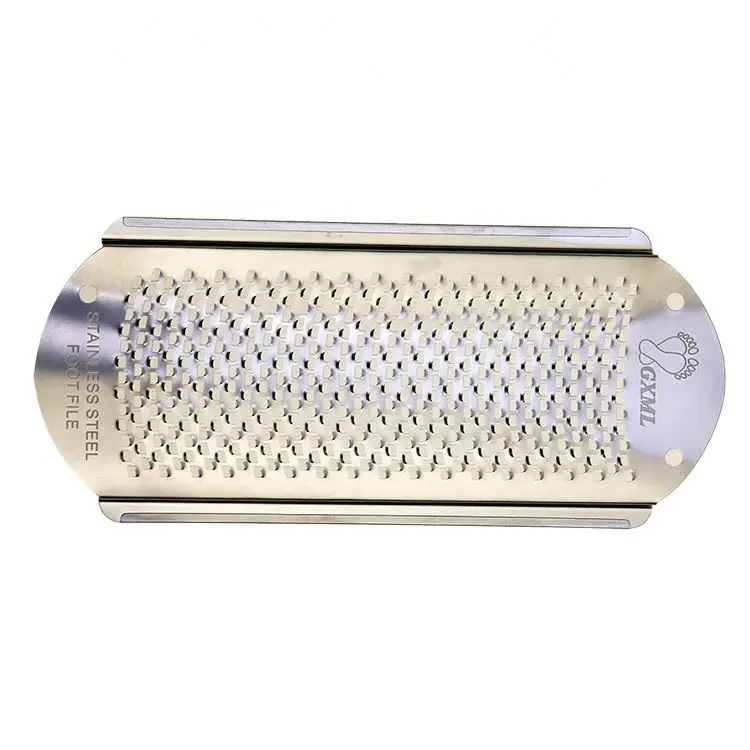 Stainless steel rubber handle skin care tool kit foot file tub pedicure