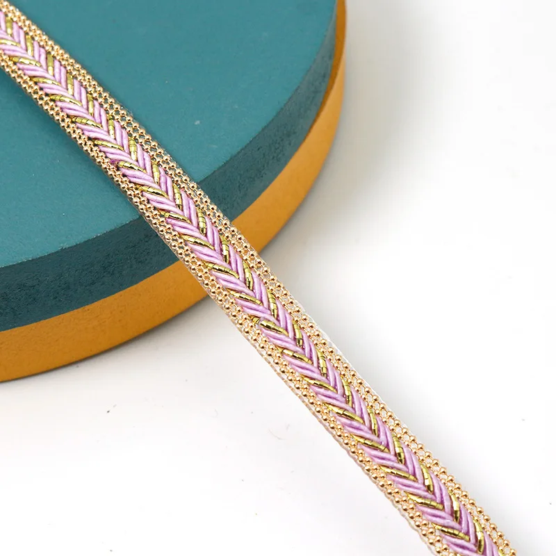 Fancy iron-on rhinestone strip back glue hot drill diy clothes shoes hats clothing hotfix beaded chain lace trims for dress