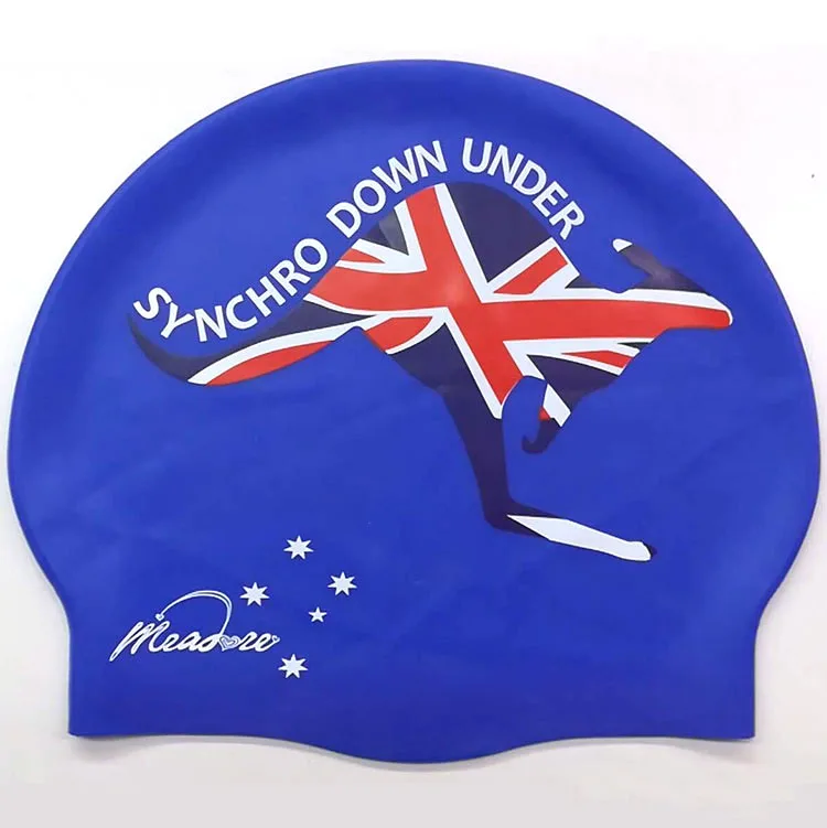 Silicone Pure Colors 50g Waterproof  Swimming Hats Custom Logo Printed Silicone Swim Hats