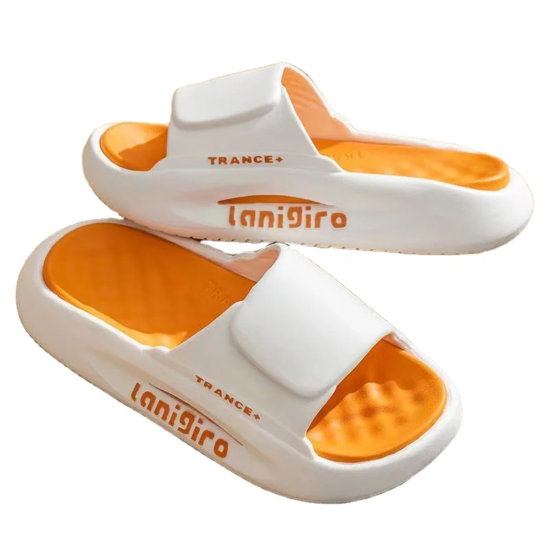 platform slippers summer outer wear casual non-slip fashion trendy outdoor soft bottom couple flip flops