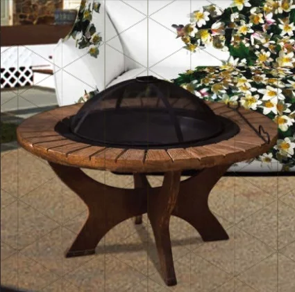 Heizung Gas Burning Fire Pit Outdoor Propane Gas Burning MGO Fire Pit Bonfire Smokeless Fireplace Heater Chimenea Furnace