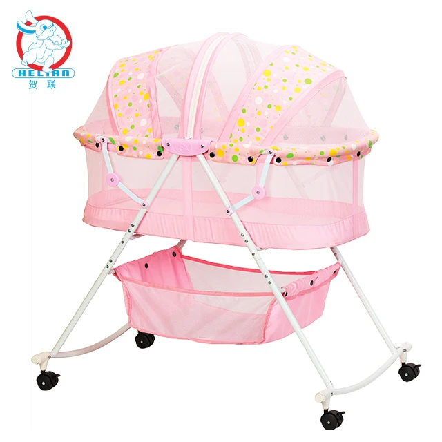 BLM Wholesale Easy Installation Quality Breathable Fabric Cradle Soft Bed Comfortable Portable baby cot