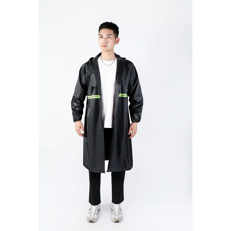 China supplied Portable Cycling Reuse Reflective durable comfort raincoat waterproof raincoat