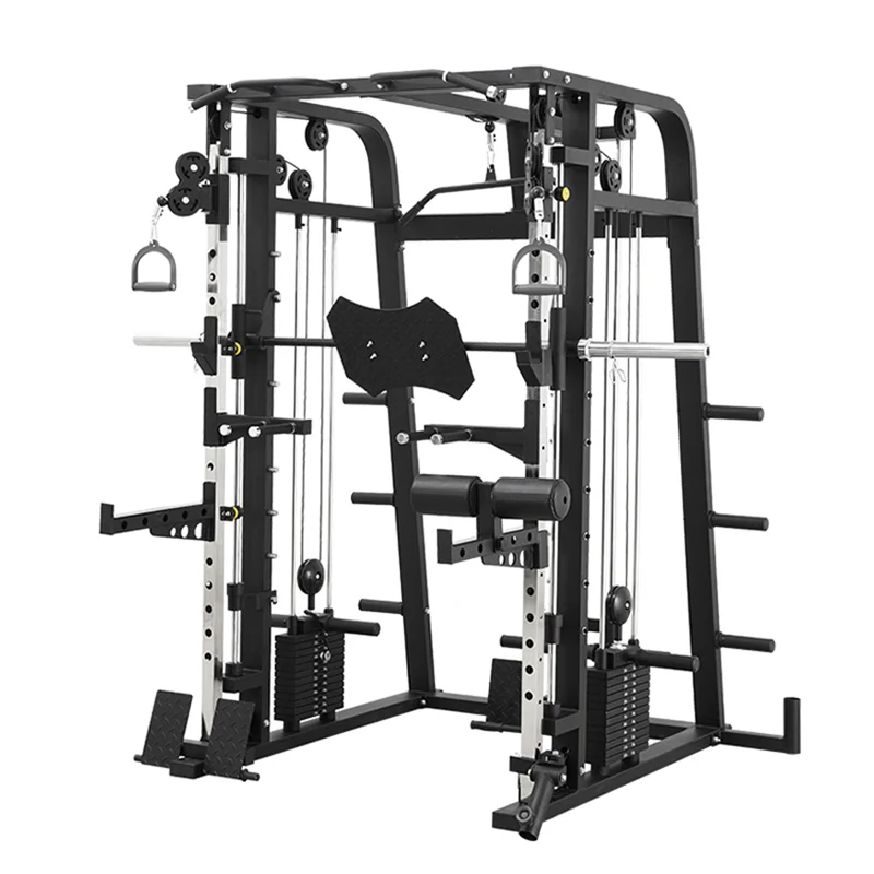 
Commercial Custom Fitness Equipment Integrated Training Machine Power Rack Smith Machine 