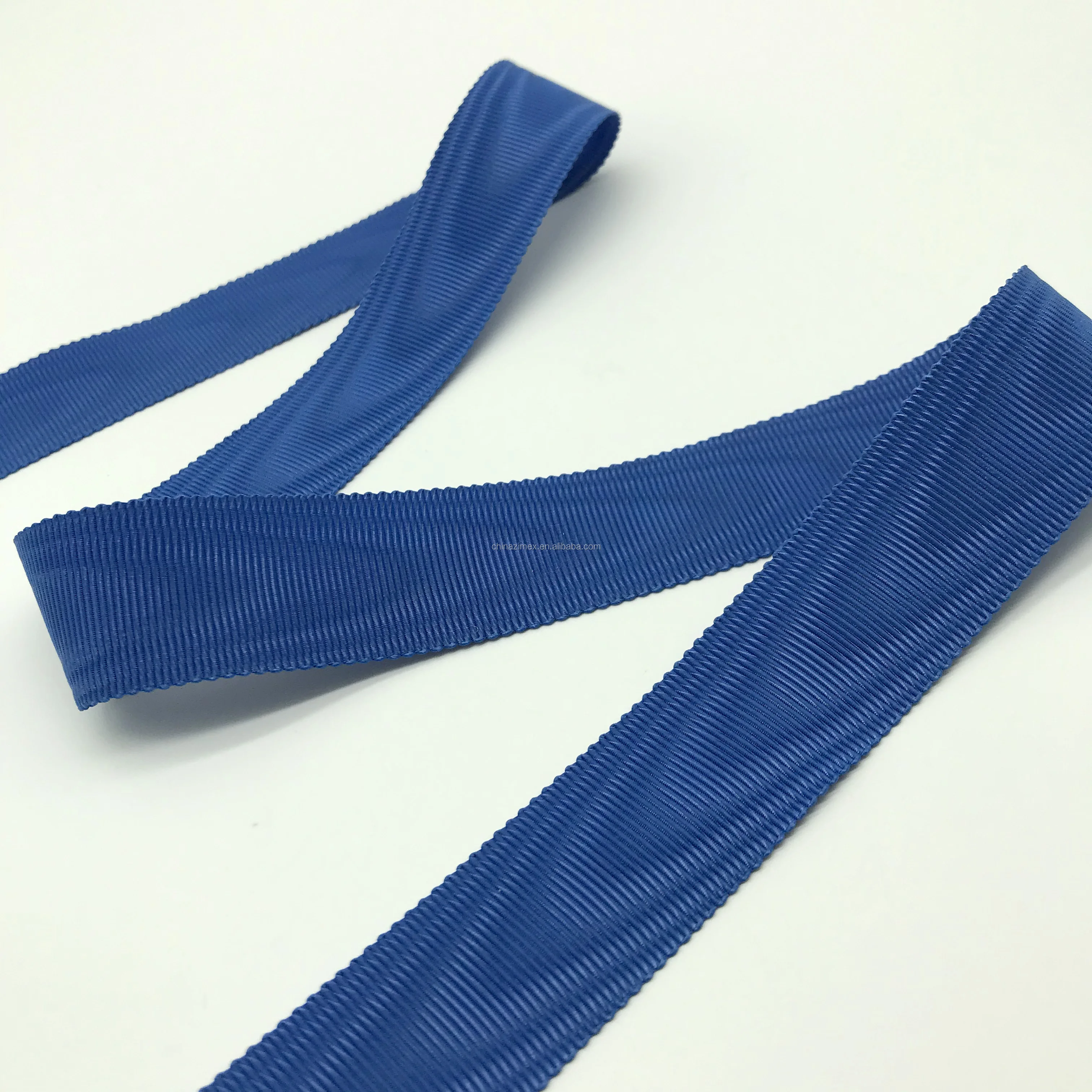 25MM 15 COLORS  POLYESTER MOIRE RIBBONS FOR MILLINERY