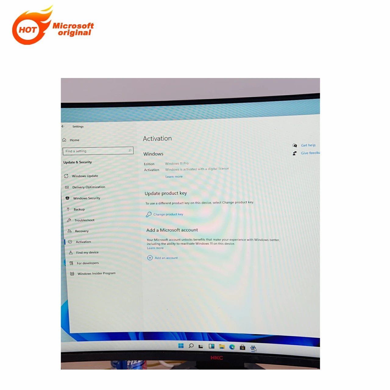 Оптовая продажа Win 11 Professional Pro COA наклейка подлинный лицензионный ключ DHL Бесплатная доставка 6 месяцев гарантировано (1 комплект =