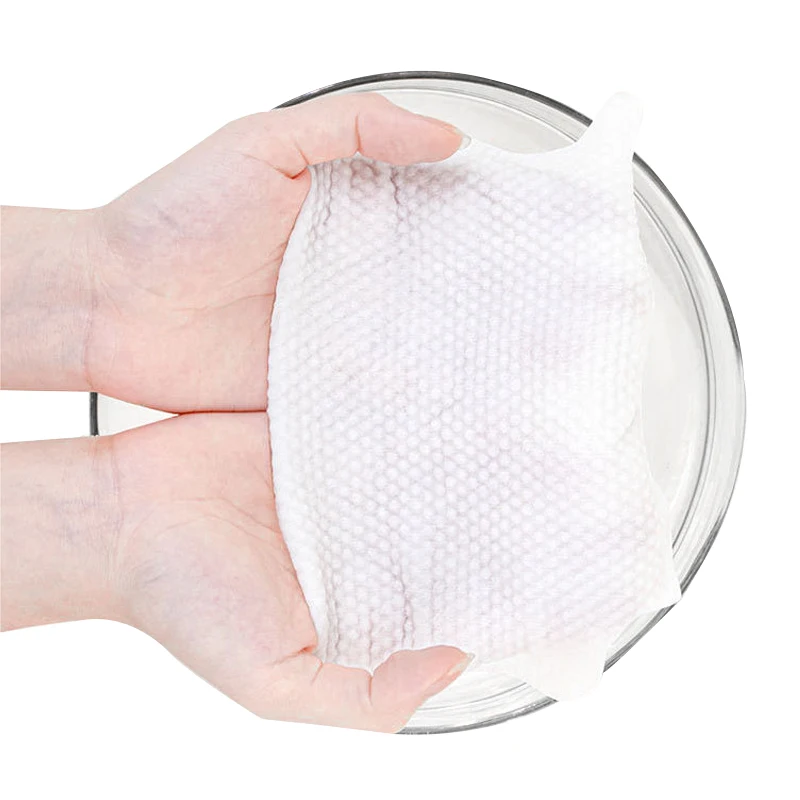 Superior Quality 20% Polyester+80% Viscose 55gsm Pearl Grain Spunlace Fabric Non Woven Fabric