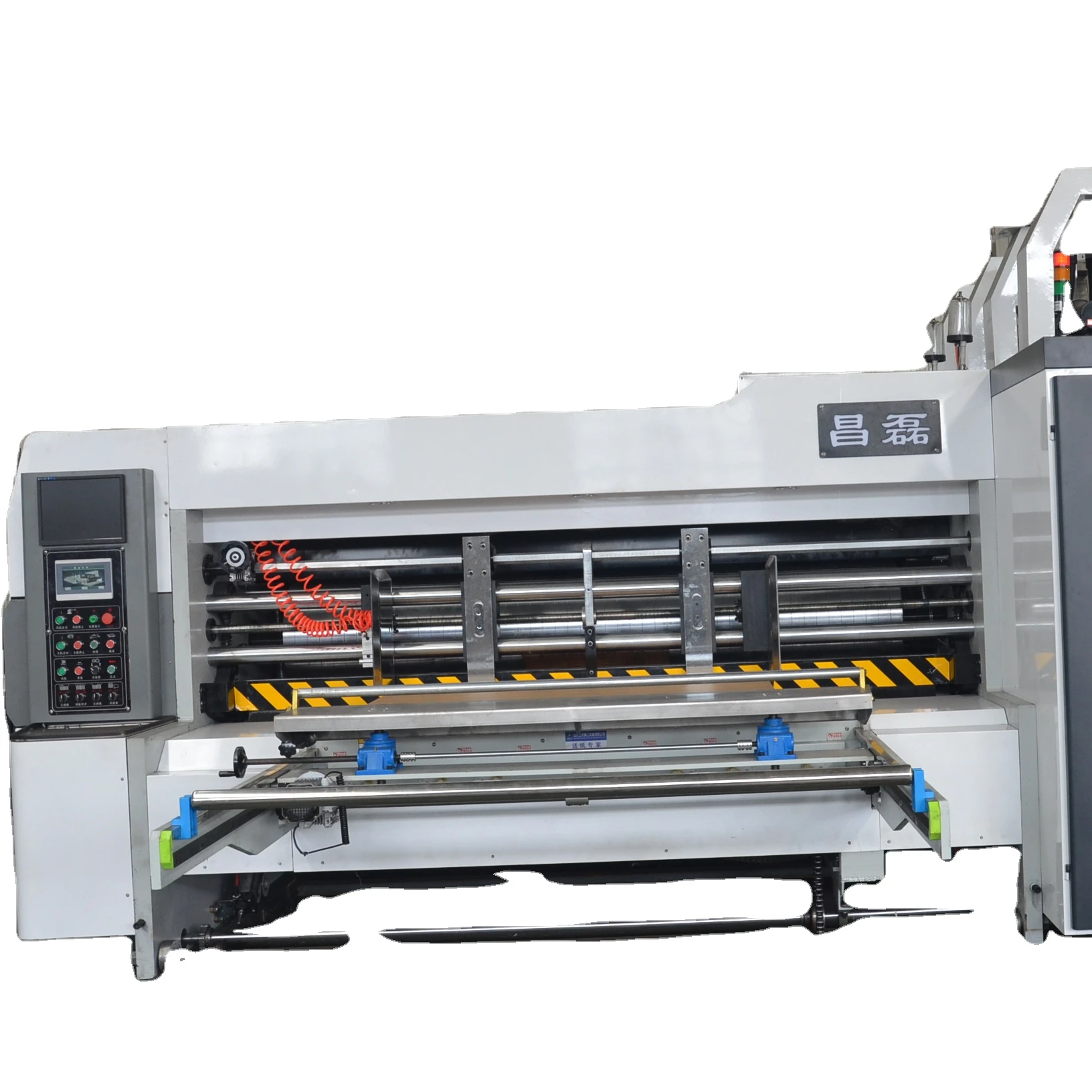 Professional corrugated pizza box printer slotter and die cutter