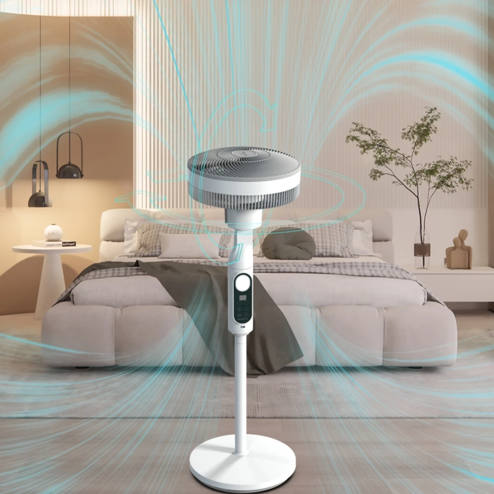 Solar Fan With Solar Panel DC Solar Air Circulation Fan Lithium Battery Solar Fans