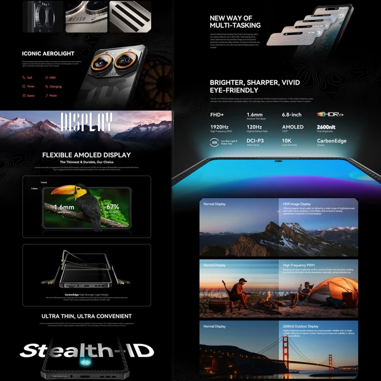 Original IIIF150 Air2 Ultra 5G smartphone 120Hz 16GB+512GB 108MP camera ultra-thin Android 13 5G mobile phones