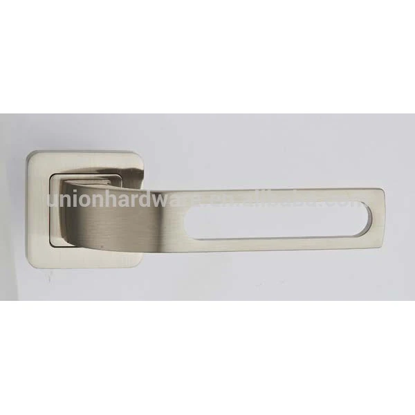 Wholesale square zamak door handle,lever door handle,zinc alloy door handle