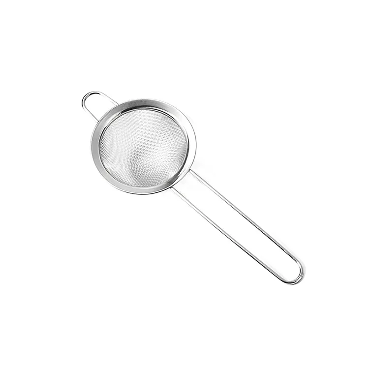 Manufacturers supply stainless steel colander soy milk strainer frying spoon flour sieve
